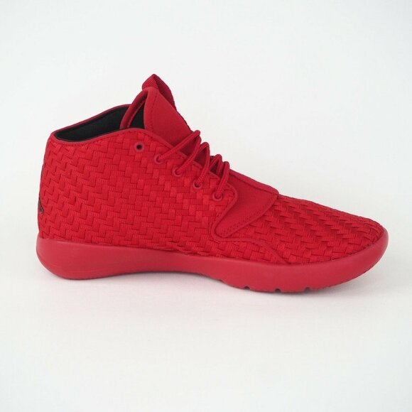 Nike Air Eclipse Chukka Woven BG Boys Shoes Red Basketball - Picture 2 of 11